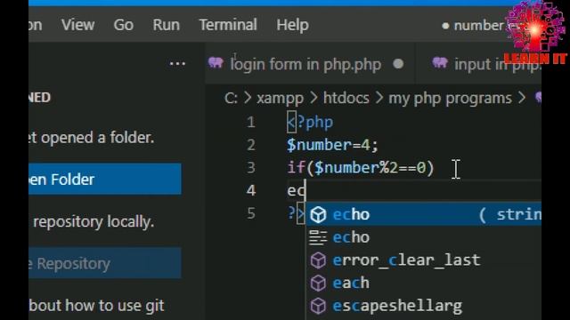 Program to find number even or odd n php//php tutorial for begginers//learn it 9M смотреть онлайн