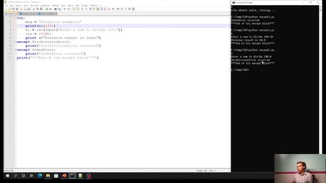 8. Exception Handling, Try, Except, Else, Finally and Raise statement | Rajiv смотреть онлайн
