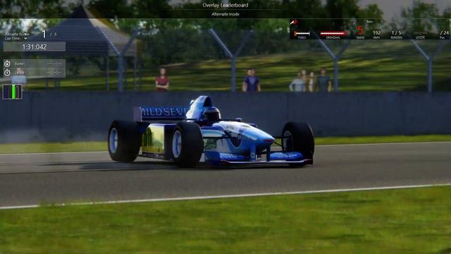 Michael Schumacher crash at Silverstone! Assetto Corsa F1 1995 Mod! смотреть онлайн