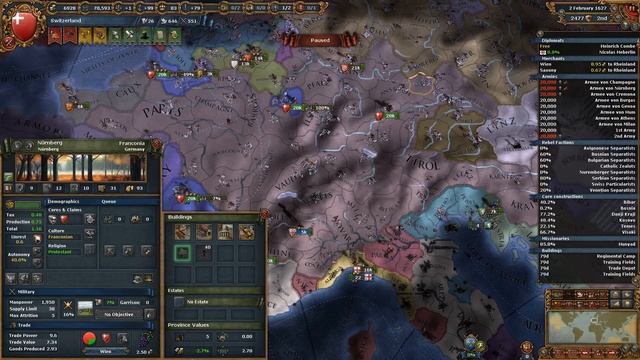Let's Play Europa Universalis IV Switzerlake with the Cossacks 59 смотреть онлайн
