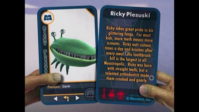 Monster's Inc Collector's Edition - Set Top Activity - Scarer Cards смотреть онлайн