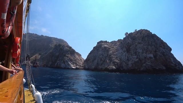 Turkey-Alanya часть 2 Турция- Алания прогулка на пиратском корабле смотреть онлайн