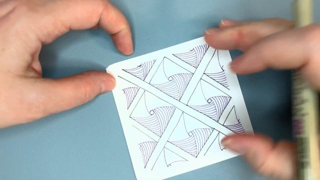 Пример несложного объемного геометрического узора смотреть онлайн