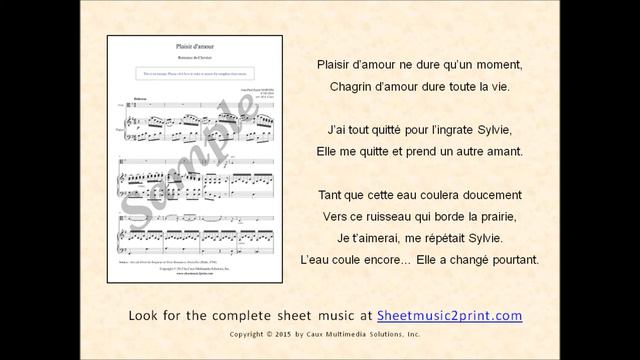 Martini : Plaisir d'amour - Viola смотреть онлайн