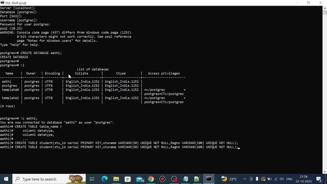 PostgreSQL Commands Using SQLShell - A Comprehensive Tutorial смотреть онлайн