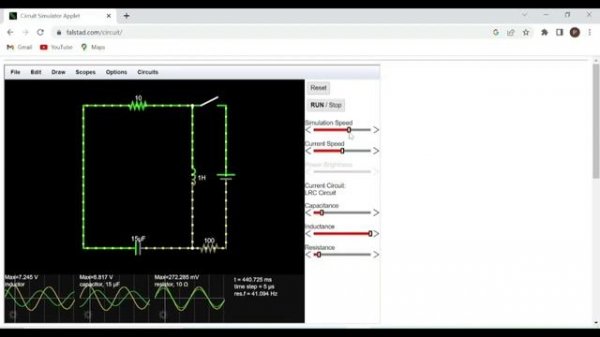 How to use falstad circuit simulator | circuit simulator applet