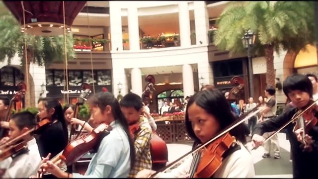 Flash Mob - Pachelbel's Canon (Canon in D) performed by 7-16 year old kids (HD) ? смотреть онлайн