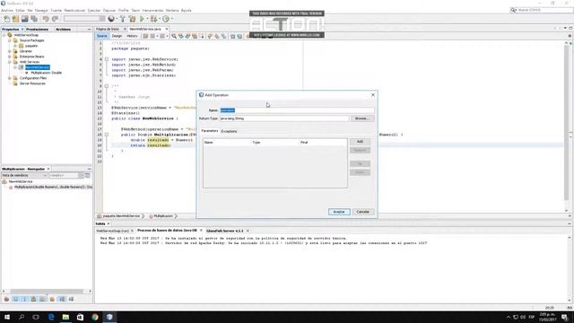 Crear Web Service Soap en Java - NetBeans 8.2 - Glasfish Server 4.1.1 смотреть онлайн