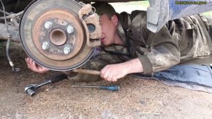 Замена задних пружин Hyundai Solaris, ставим пружины ВАЗ 2108