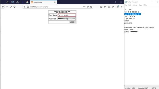 SQL {Admin Login Bypass} смотреть онлайн