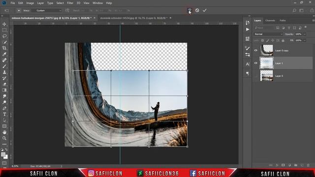 [ Photoshop tutorial ] Bending Inception Effect in Photoshop #Style 3 смотреть онлайн