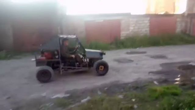 Багги мини, первый пробный выезд смотреть онлайн