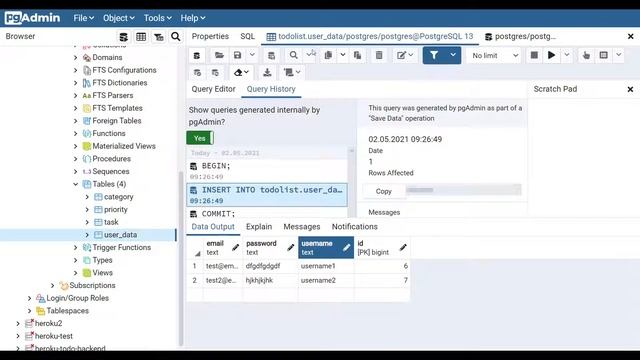 SQL запрос на добавление (insert) в PostgreSQL (2021) смотреть онлайн