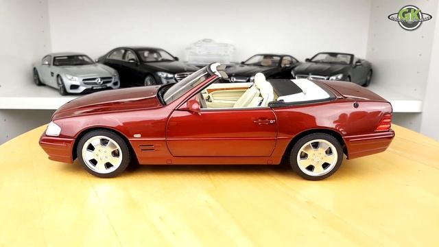 NEU! 1:18 Norev Mercedes-Benz SL500 (R129) Cabriolet (1998-2001) | Modellauto Diecast Review смотреть онлайн
