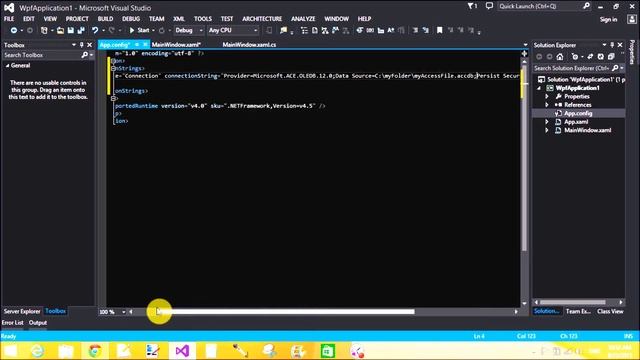 How to bind DataGrid with Access database in WPF смотреть онлайн