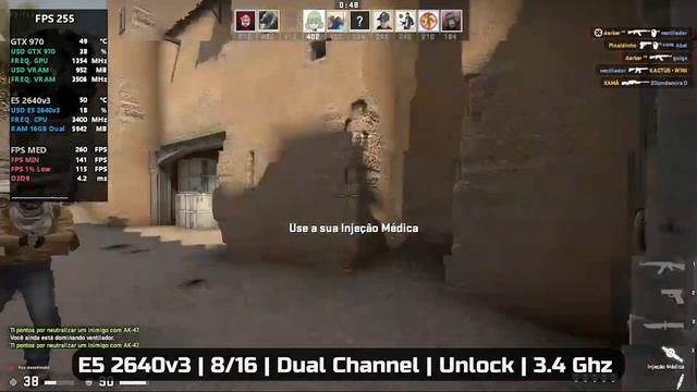 5 XEON's no CSGO! E5 2620V3 | E5 2630lV3 | E5 2640v3 | E5 2678v3 | E5 1620v3 | GTX 970 | 5 Contra 1 смотреть онлайн