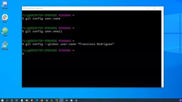 Change Git user name and user email смотреть онлайн