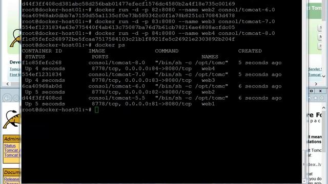 Запуск Apache Tomcat в Docker смотреть онлайн