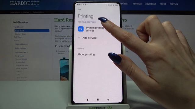 XIAOMI Redmi K30 Pro and Printer Settings - Start Wireless Printing смотреть онлайн