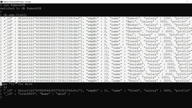 09 MongoDB CRUD Operations| Find Methods | Retrieve Documents Part-1