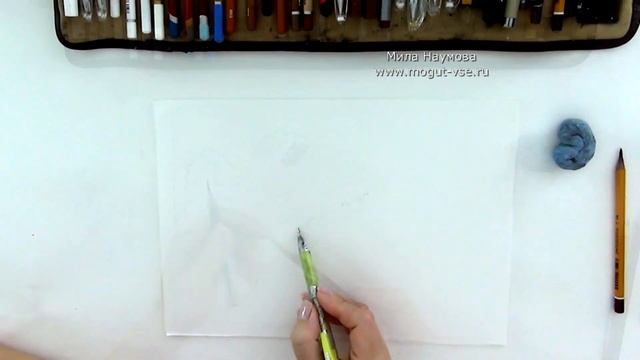 Как нарисовать облака простым карандашом. Легко смотреть онлайн