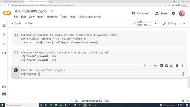 Simple Moving Average Stock Trading Strategy Using Python смотреть онлайн