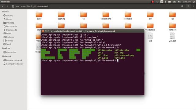 Yii Lesson 1 - Installing Yii in Ubuntu and Create a Web Application смотреть онлайн