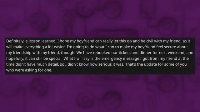 Boyfriend Is Angry I Cancelled Our Anniversary Plans Because My Male Friend Needed Me смотреть онлайн
