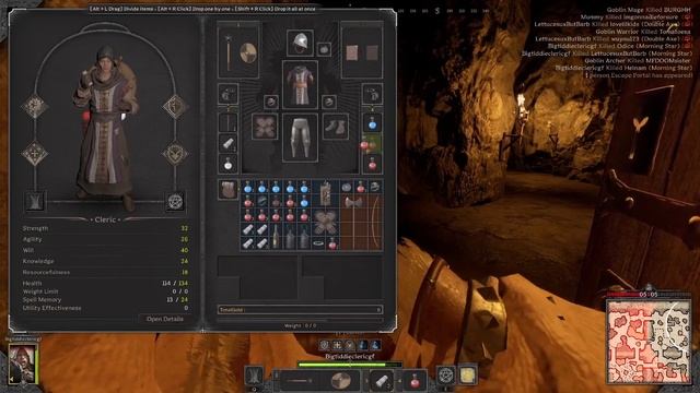 Cleric Bonks Epic Barbarian in Goblin Caves Solo | Dark and Darker смотреть онлайн