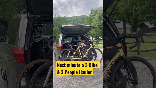 Love My Toyota Sienna, One Minute a Camper - The Next Minute it’s a 3 Bike 3 Person Hauler.. NRT, V смотреть онлайн