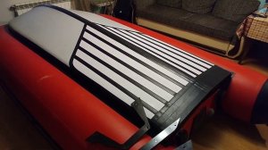 Прогиб дна на ПВХ лодке X-River Rocky 395 НДВД, килеватость, проставка, доработки и лодочный насос.