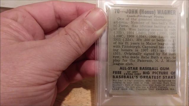 300 Great Baseball Cards-1948 Leaf Honus Wagner смотреть онлайн