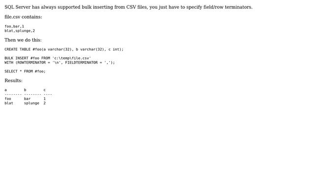 Databases: How to import CSV file in SQL server 2008? (2 Solutions!!) смотреть онлайн