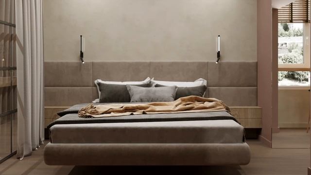 Интерьер 1-комнатной квартиры I Зеркальные стены I Парящая в воздухе кровать I Рум-Тур 2023. смотреть онлайн