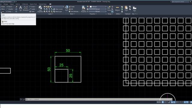 Modify Toolbar AutoCAD 2021 Student Version смотреть онлайн