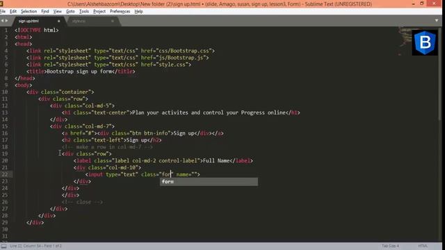 Bootstrap Sign Up Form Bootstrap - How To Make Bootstrap Sign Up Form Using Html5,Css3,Bootstrap смотреть онлайн