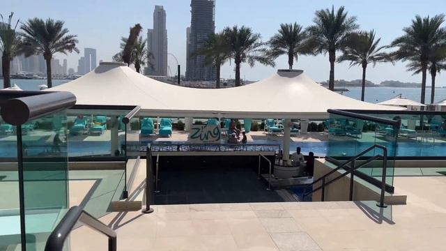Hilton Dubai Palm Jumeirah full tour: the best view in Dubai смотреть онлайн