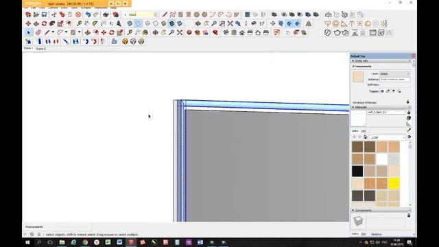 Построение масштабируемого макияжного стола на SketchUp смотреть онлайн