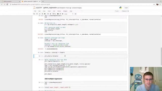 Regression in Python смотреть онлайн