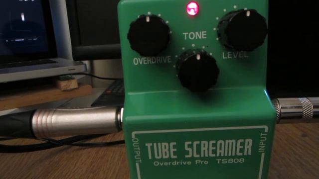 Ibanez Tube Screamer Overdrive Pro TS 808 - Pedal Demo - Test смотреть онлайн