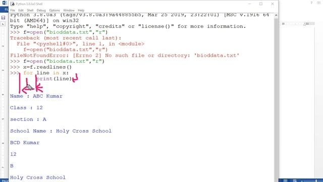 RAM CHARAN/CS/CLASS 12/2020/FILE HANDLING PART 3 смотреть онлайн