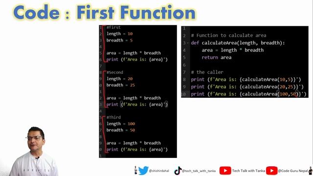 V08: [Part-5] Python for absolute beginners. Learn Functions in in 24 minutes смотреть онлайн