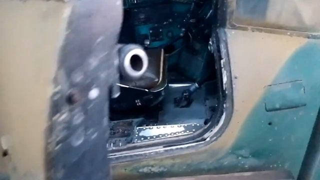 #вертолет#ми24#авиация Вертолет Ми-24, вид из кабины пилота