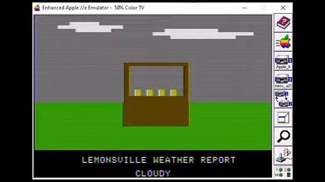 Lemonade Stand Extended Play (Apple II-E) смотреть онлайн