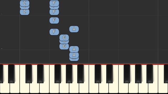 Kumalala Kumala Savesta - EASY Piano Tutorial - Rainbow Friends Animation