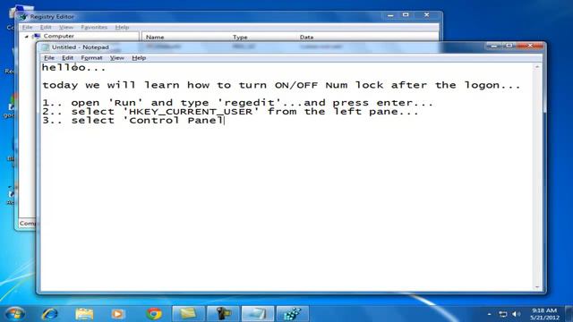 Turning Num Lock ON/OFF after logon смотреть онлайн