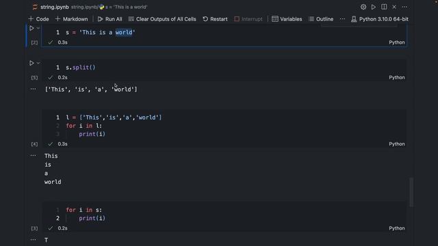 split, join & replace in Python смотреть онлайн