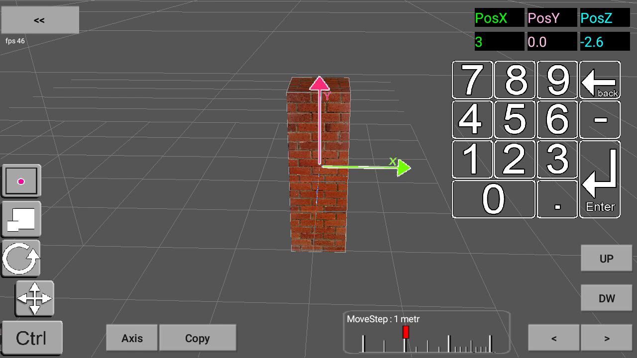 3DMap. Как двигать и копировать объекты