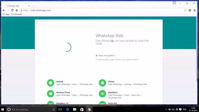 WhatsApp Web Installation In Google Chrome