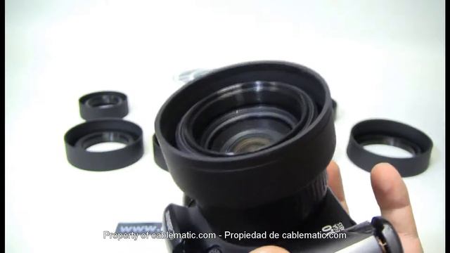 Parasol de goma para objetivo distribuido por CABLEMATIC ® смотреть онлайн